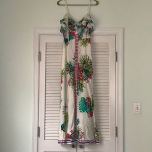Long floral summer dress
